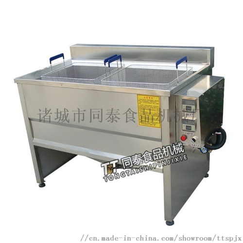 小型电加热油炸机 自动控温油水分离油炸锅 ,诸城市同泰食品机械厂